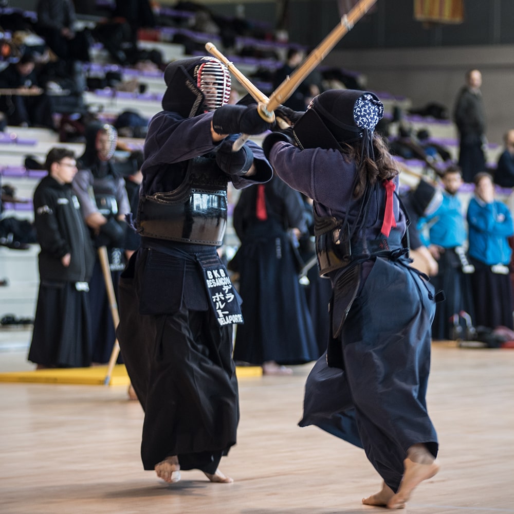 Photo d'un combat de Kendo